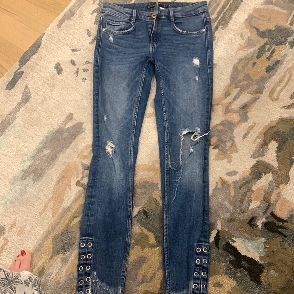 Zara trafaluc size 2 denim